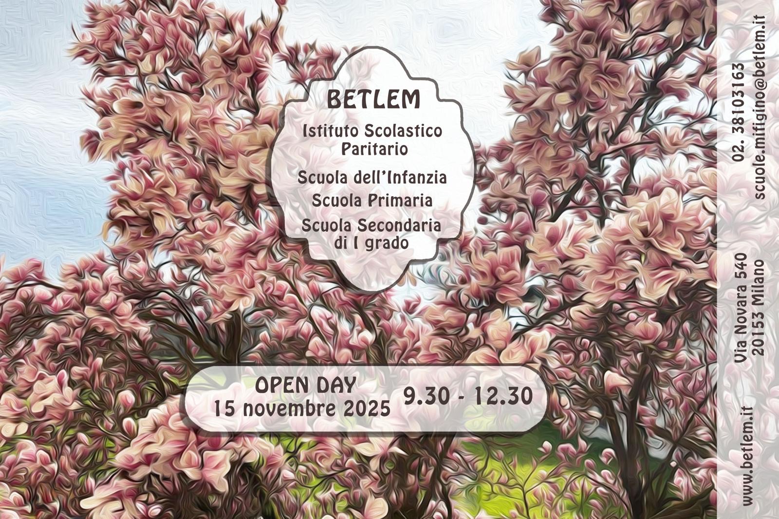 Open day 2025, betlem Milano
